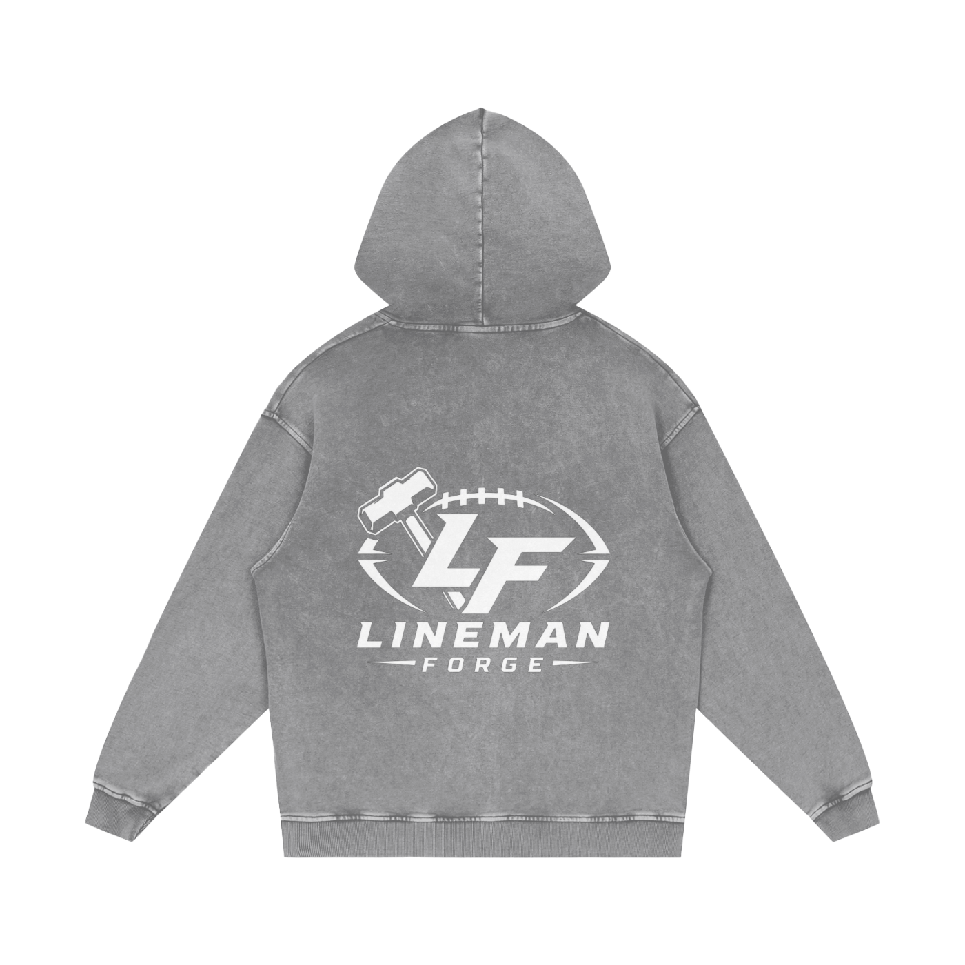 Forge Vintage Hoodie Grey