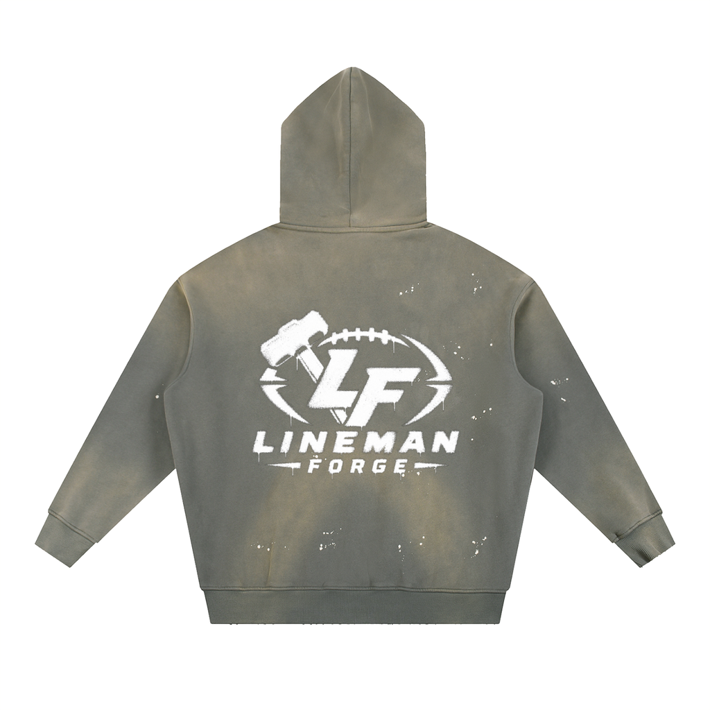 Forge Spray Series Hoodie MEDIUM GREY