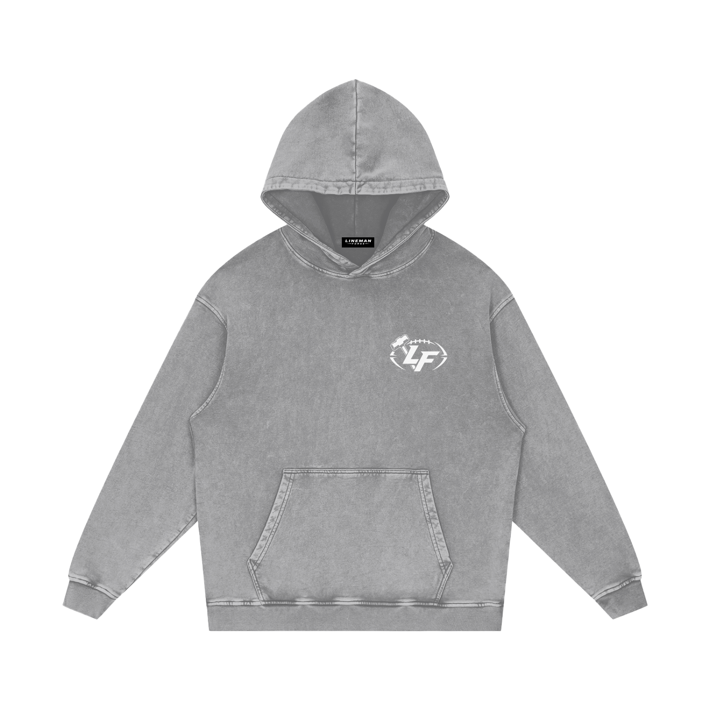 Forge Vintage Hoodie Grey