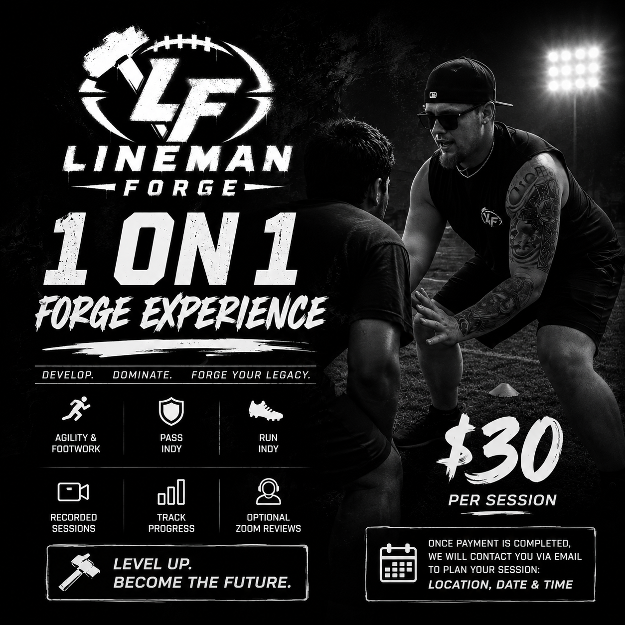 1 ON 1 OL INDY SESSION