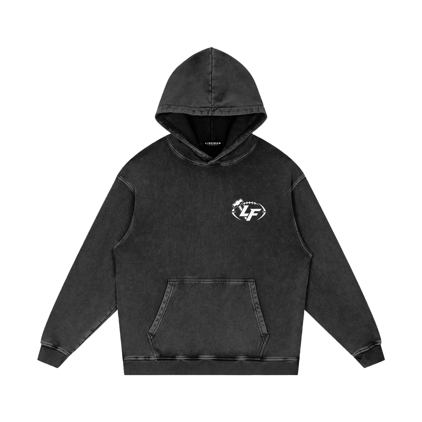 Forge Vintage Hoodie Black