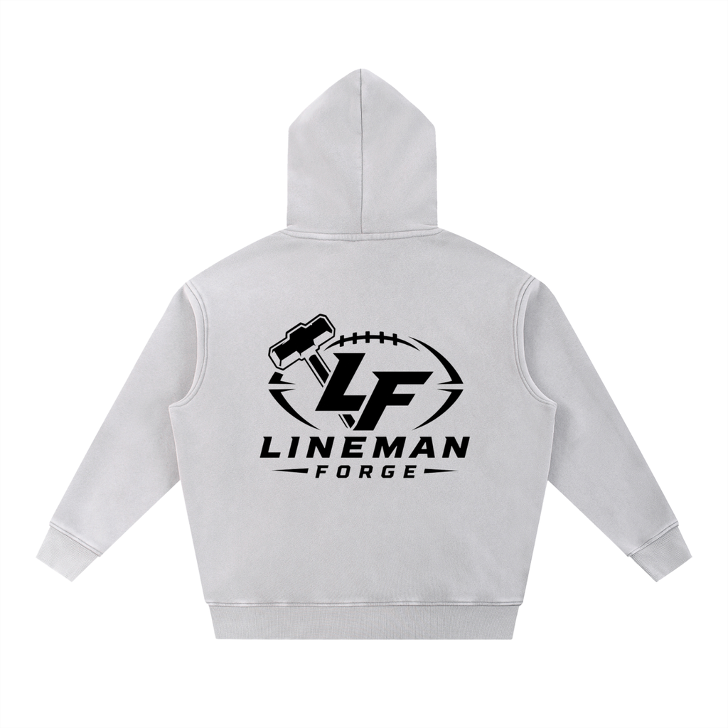 Forge Rustic Fleece Oversize Hoodie LIGHT GREY